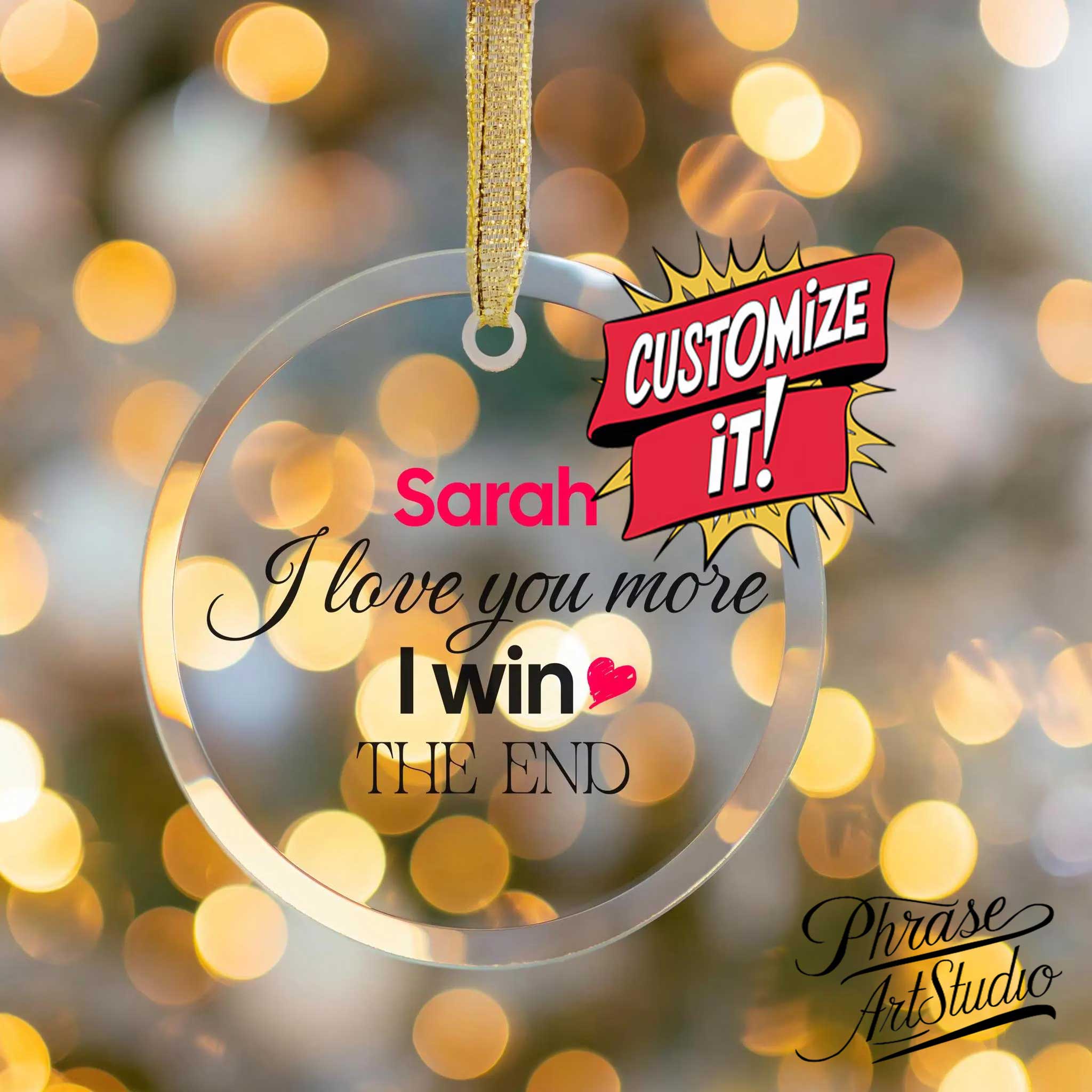 Custom Christmas Ornaments