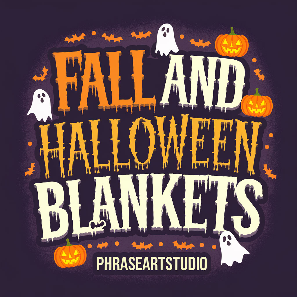 Fall and Halloween Blankets