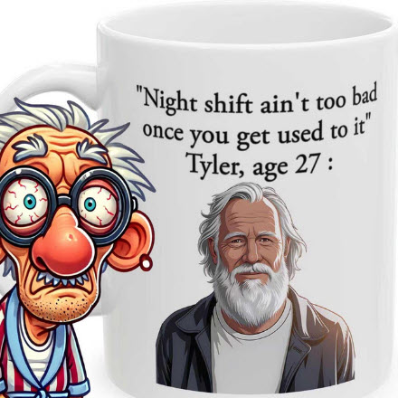funny night shift gift