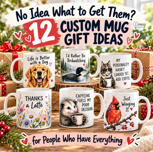 Custom gift ideas mugs and more