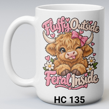 fluffy cow outside 135