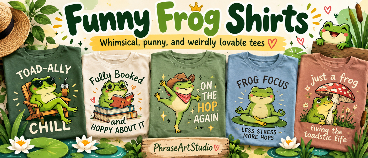 buy funny sarcastic frog tshirts