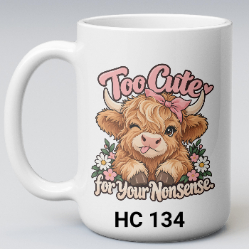too cute cow 134